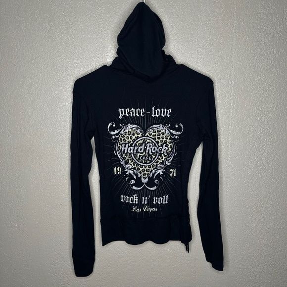 Y2K NWT Hard Rock Cafe Hoodie Womens XS - Picture 4 of 6